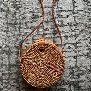 Small rattan purse